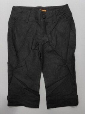 Tulle Black Wool Blend Lined Capri Pants Size 4 NWT
